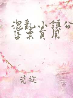 混乱小镇公交车售票员用