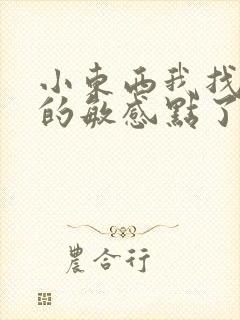 小东西我找到你的敏感点了