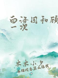 白洛因和顾海第一次