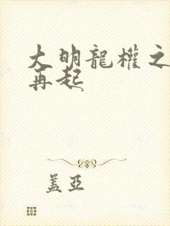 大明龙权之风云再起