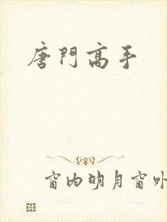 唐门高手