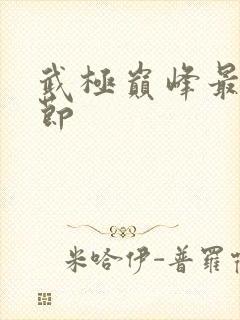 武极巅峰最新章节