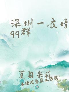 深圳一夜晴交友qq群