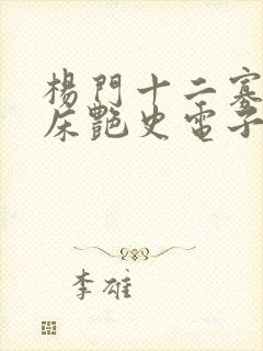 杨门十二寡妇肉床艳史电子书