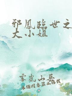 邪凤临世之逆天大小姐