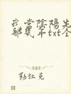 我当阴阳先生的那几年txt全集下载