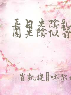 长日光阴乱作一团光阴似箭时渺渺笔