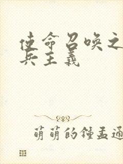 使命召唤之大炮兵主义