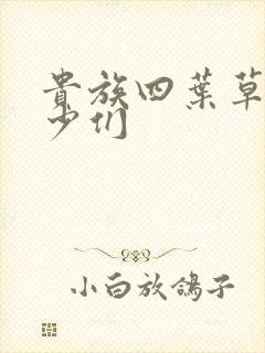 贵族四叶草的恶少们