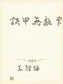 铁甲无敌掌门人