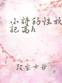 小诗的性放荡日记高h