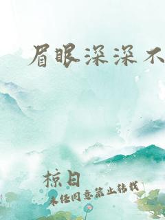 眉眼深深不藏你