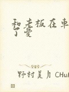 和老板在车里做了爱