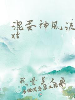 混蛋神风流史txt