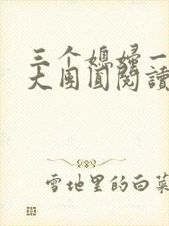三个媳妇一锅烩大团圆阅读