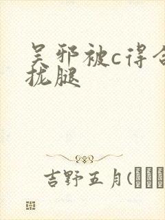 吴邪被c得合不拢腿