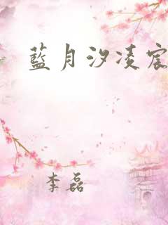 蓝月汐凌宸凌风