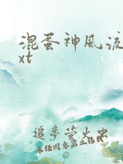 混蛋神风流史txt