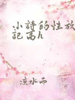 小诗的性放荡日记高h