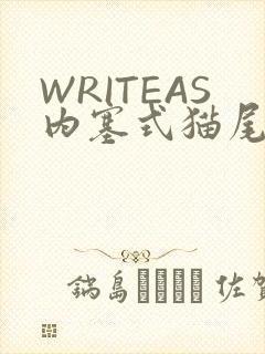 WRITEAS内塞式猫尾