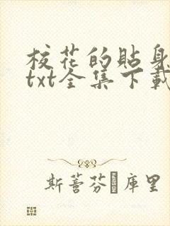 校花的贴身保镖txt全集下载