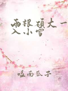 两根硕大一起挤入小雪