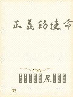 正义的使命小说