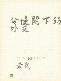 公使阁下的秘密外交