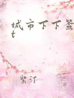 城市下下签txt