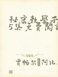 秘密教学子豪65集免费阅读