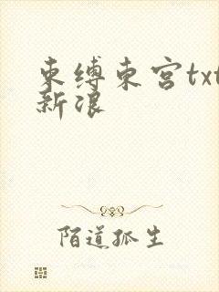 束缚东宫txt新浪