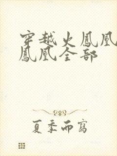 穿越火凤凰干火凤凰全部