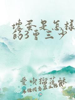 坏蛋是怎样炼成的3曹三少