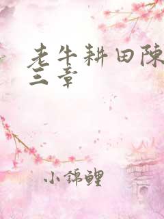 老牛耕田陈雪第三章