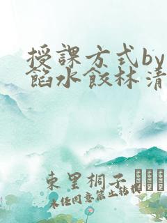 授课方式by肉馅水饺林清
