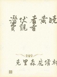 潜伏者黄晓明免费观看