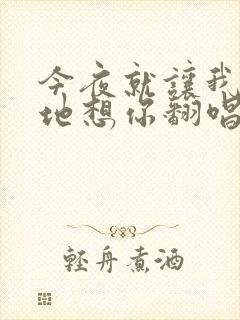 今夜就让我狠狠地想你翻唱版本