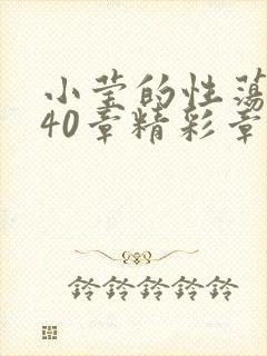 小莹的性荡生活40章精彩章节