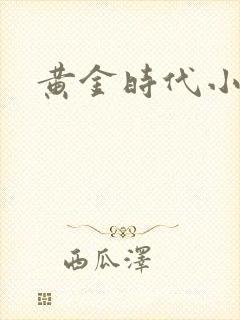 黄金时代小说