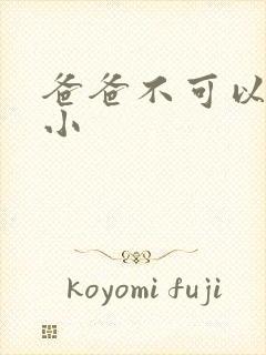 爸爸不可以我还小