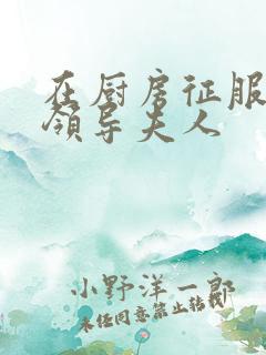 在厨房征服美丽领导夫人