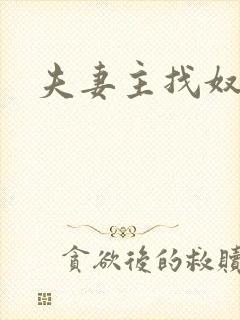 夫妻主找奴
