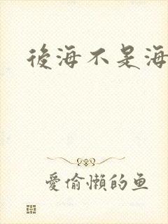后海不是海小说