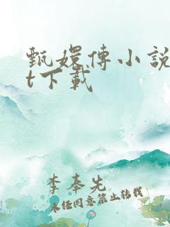 甄嬛传小说txt下载