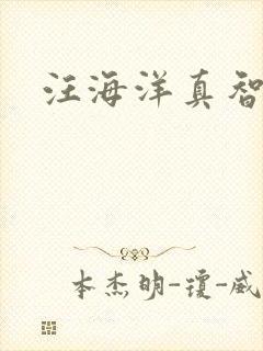 汪海洋真智师太