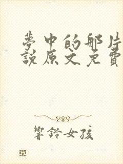 梦中的那片海小说原文免费阅读