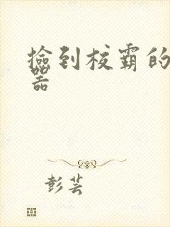 捡到校霸的遥控器