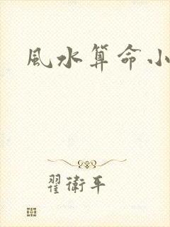 风水算命小说
