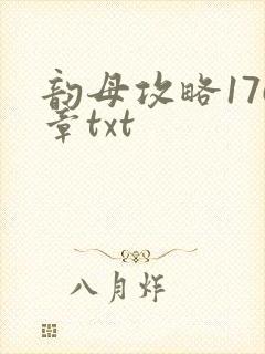 韵母攻略176章txt