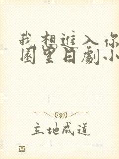 我想进入你的花园里日剧小说